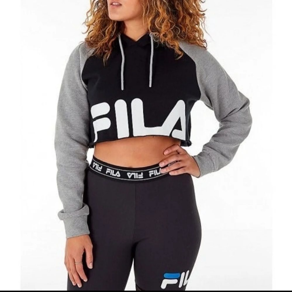 Fila Cropped Hoodie